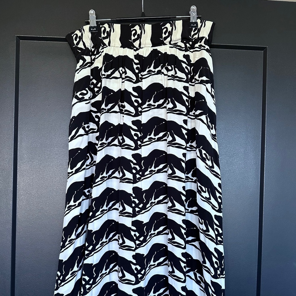 NWT | The Kooples | Wild Panther Print Midi Skirt - Picture 4 of 6